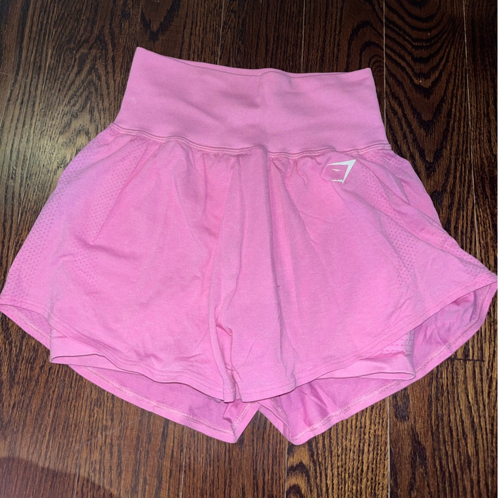 Gymshark Pink Athletic Shorts High-Rise Lightweight